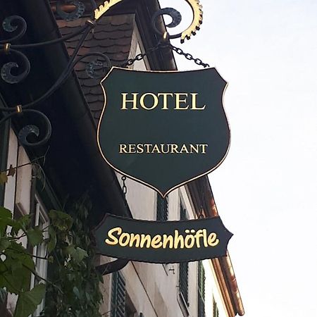 Hotel & Restaurant Sonnenhoefle Зомерхаусен Екстериор снимка