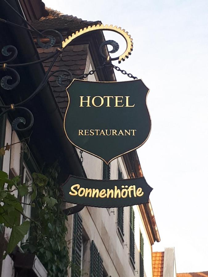 Hotel & Restaurant Sonnenhoefle Зомерхаусен Екстериор снимка